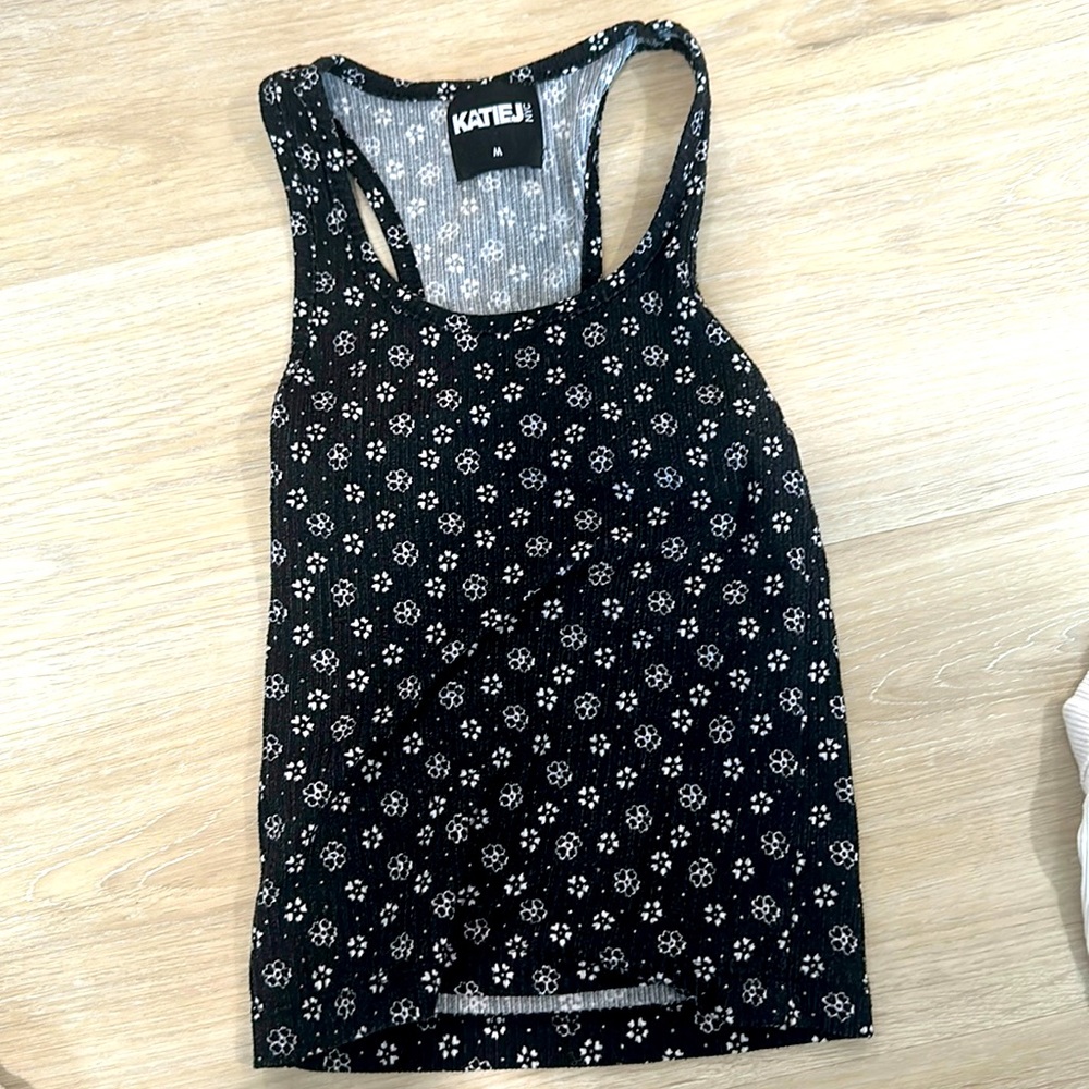Katie j NYC floral tank